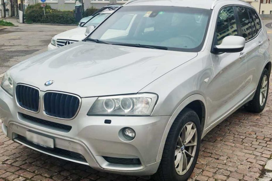 BMW X3 xDrive 20d 2011 SUV manuell Allrad Diesel grau Autoankauf Autoexport