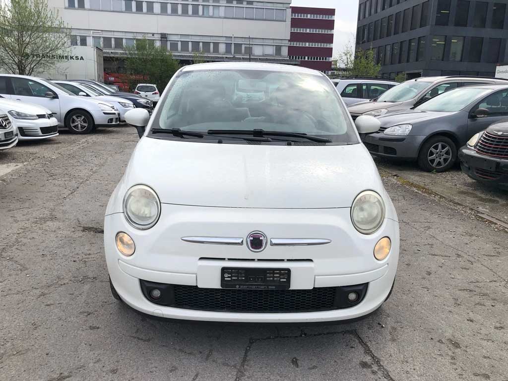 FIAT 500 1.4 16V Sport 2008 Kleinwagen Benziner manuell weiss Front