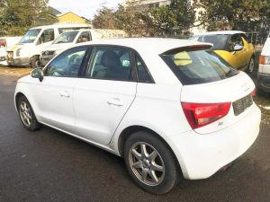 AUDI A1 Sportback 1.6 TDI Ambition DSG 2014 Kleinwagen Diesel Halbautomat 1598ccm 90PS weiss