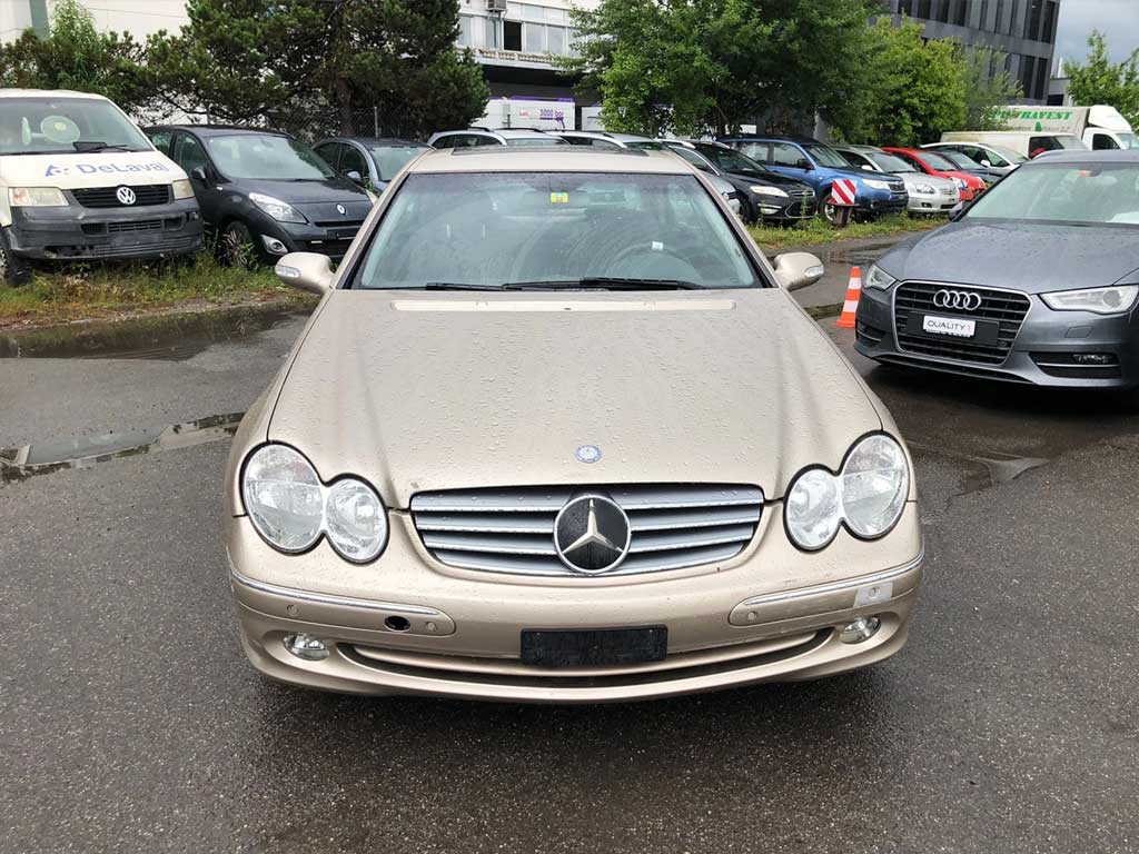 MERCEDES-BENZ CLK 320 Avantgarde Automatic 08.2002 Hinterradantrieb Benziner Coupe 234000km 218PS 160kW beige 1MC972 Front