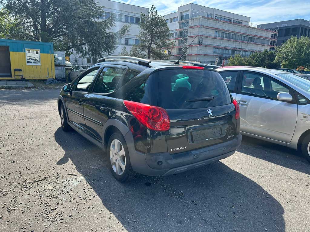 PEUGEOT 207 SW 1.6 Active 2012 Kombi schwarz Autoankauf Autoexport Heck