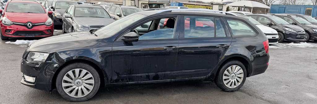 SKODA Octavia Combi 1.6 TDI 2015 Diesel Kombi schwarz Autoankauf Autoexport