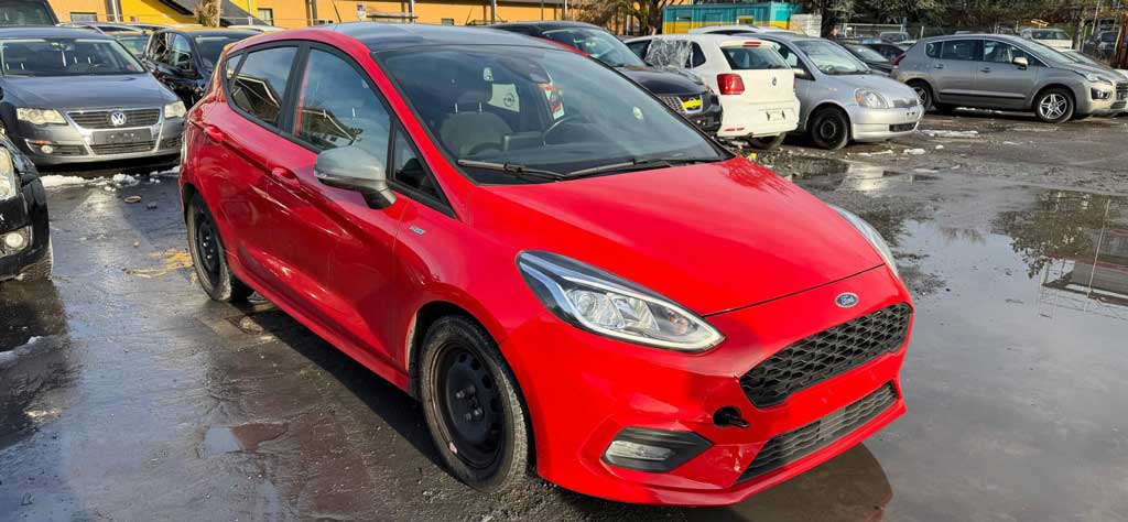 FORD Fiesta 1.0 SCTi 2018 Kleinwagen Automat 3 Zylinder rot Autoankauf Autoexport