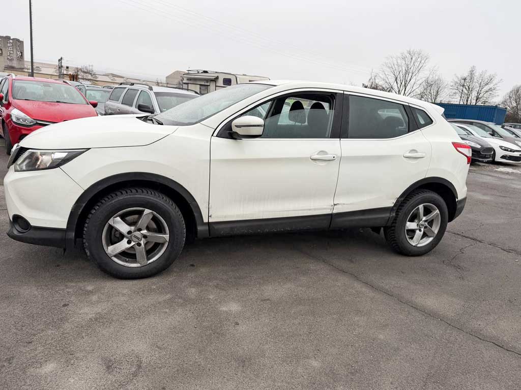 NISSAN Qashqai dCi tekna 4x4 2015 Diesel Allrad SUV weiss Autoankauf Autoexport