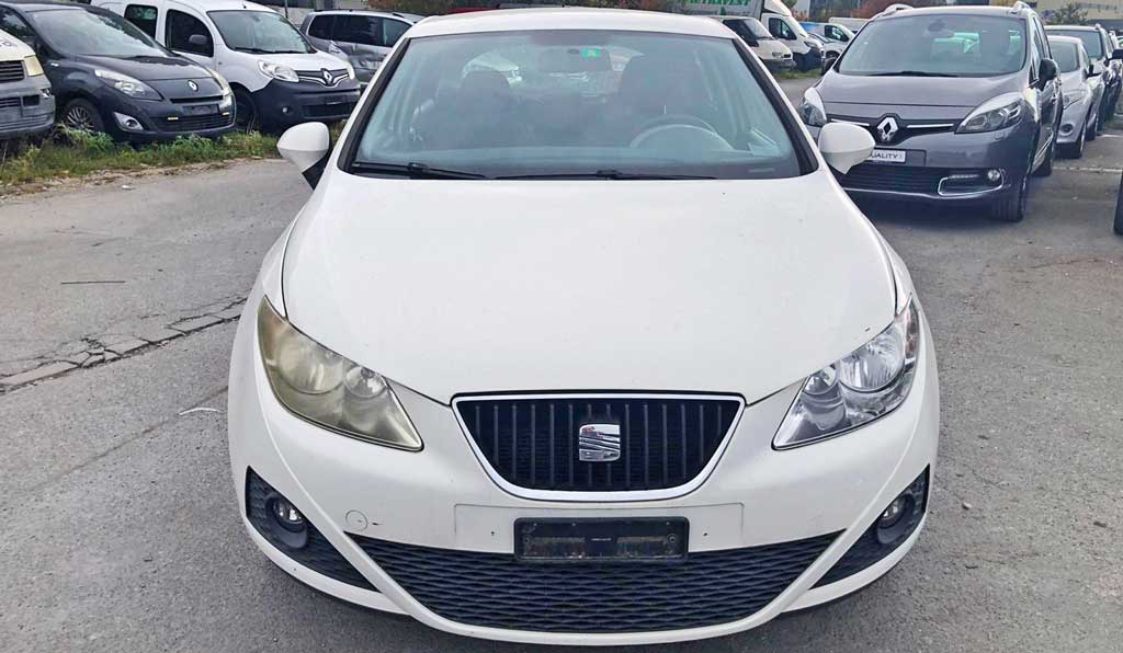 SEAT IBIZA 1.2 TSI 2010 Kleinwagen weiss Autoankauf Autoexport